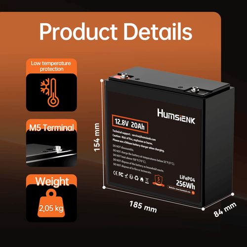 Battery details, battery size and weight