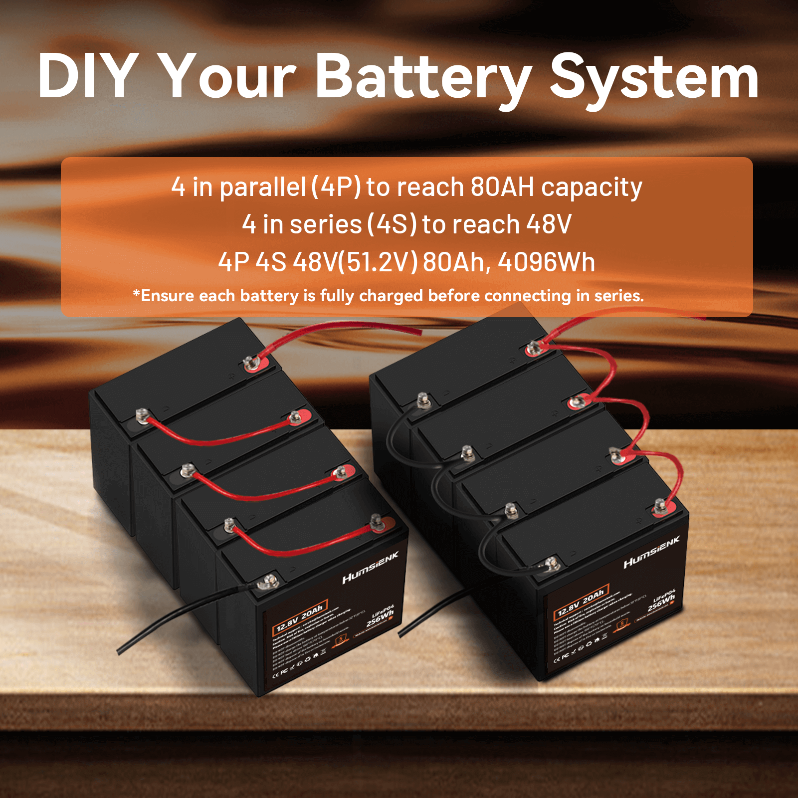 Support series connection and parallel connection